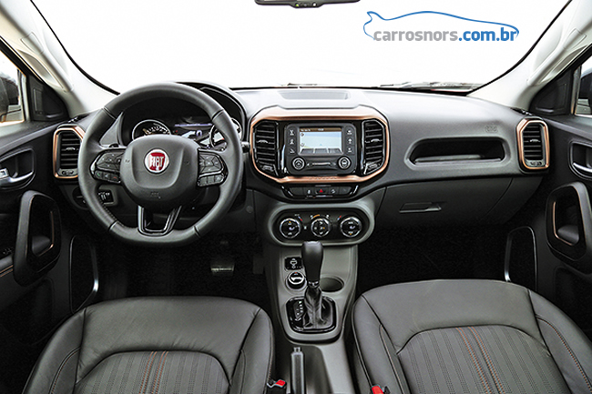 Fiat Toro interior / Foto divulgação
